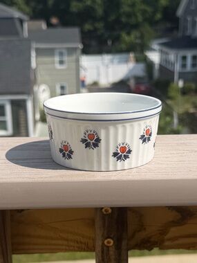 Schmid Design Folio Brasserie Line Souleiado Print Mini Casserole Dish, Vintage
